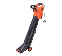 Yard Force EB U30 Aspirateur souffleur à Feuilles électrique 3 en 1 3000 W avec broyeur, Vitesse de l'air Max. 300 km/h, Sac collecteur de 45 l, Roues stabilisatrices et bandoulière
