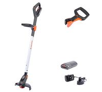 Yard Force iFlex LT F23 Débroussailleuse sans Fil 12 V avec Batterie Lithium-ION 4,0 Ah, Largeur de Coupe 23 cm, Longueur de 160 cm avec Manche, Moteur à Brosse