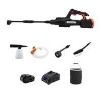 Yard Force Nettoyeur Haute Pression sans Fil 20V, 665 PSI Nettoyeur Portable avec Buse 5-en-1 et Réservoir à Mousse, Système Auto-Amorçant pour Voiture, Terrasse, Jardin et Maison
