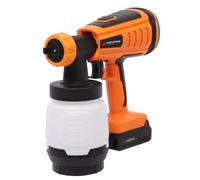 Yard Force Pulvérisateur de Peinture sans Fil LP C06P avec Batterie au Lithium 20 V/2,0 Ah, Moteur sans Balai, réservoir de 1000 ML, 2 Buses, débit Max. 700 ML/Min