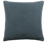 Yard furn Lark Coussin Rempli De Polyester - Doux Minimaliste Texturé Mousseline Coton Oreiller Décoratif (Crépuscule - 45x45cm)