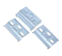 Yardenfun 10 Pièces Support de Tableau, Support D'installation pour Armoires Suspendues en Fer Galvanisé, 60mm, Argenté, pour Bois et Cabinet, la Cuisine et Chambre