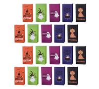 Yardenfun 20 Pièces Sachets de Bonbons en Papier Kraft pour Halloween, Paquet Présents Créatifs et Chic, pour Fêtes et Friandises des Garçon et Filles