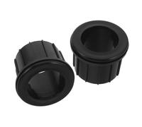 Yardenfun 4 Pièces Bouchon de Protection pour Trous de Parasol Extérieur en Plastique Noir, Résistance au Vent Renforcée, Diamètre Intérieur 1,5 et 1,9 Pouces, pour Terrasses Commerciales