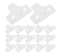 Yardenfun 50 entretoises de charnière à fermeture amortie - Amortisseurs pour charnières de placard invisibles à recouvrement hydraulique court, cales de joint pour portes de placard et de cuisine