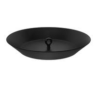 Yardenfun Bassin d'ancrage Collecteur d'eau de Pluie Extérieur pour Chaîne de Pluie en Alliage D'aluminium Noir Facile à Installer pour Jardin et Aménagement Paysager