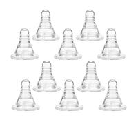 Yardenfun Bouchons de Bouteille à Tétine en Plastique, 10 pièces, Grand Diamètre 3,7 cm, Accessoires pour Boissons Alcoolisées et Jus, pour Fêtes et Réunions d’Adultes
