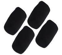 Yardenfun Couvercles pour Bocaux à Germer en Tissu Noir, Manchons Faciles à Nettoyer et Réutilisables, Pack de 4 pour Jardiniers Amateurs