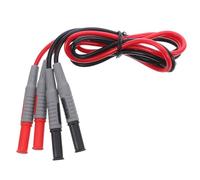 Yardenfun Multimètre Kit de Cordons 2pcs Câble en Plastique et Alliage pour Utilisation Automobile et Tests Électriques Professionnels