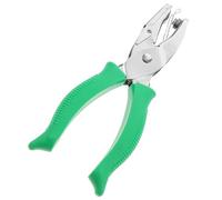 Yardenfun Perforatrice Seul Trou Manuelle Légère et Solide en Fer et Plastique, Pince Emporte-pièces Verte pour Bureau et École