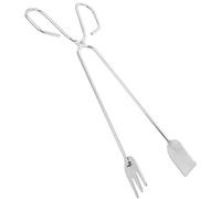 Yardenfun Pince pour Barbecue et Cheminée en Fer Forgé, Outil Multifonction pour Charbon et Bûches, Conçue pour Camping Cuisine, Réduit la Fatigue des Poignets