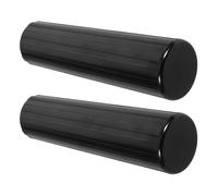 Yardenfun Poignée de Barre de Rôtisserie, Poignée de Rôtissoire, 2pcs, Filetage M8, Bakélite et Cuivre, Noire, pour Barbecue et Grillades, Résistante la Chaleur, Design Ergonomique