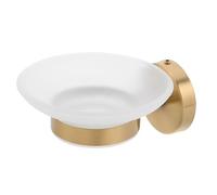 Yardenfun Porte-Savon Mural Acier Inoxydable Doré Organiseur Suspendu pour Salle de Bain et Cuisine Support Robuste pour Savon et Éponge Installation Facile Design Moderne et Gain de Place