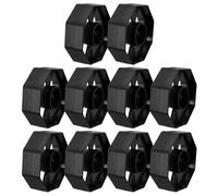 Yardwe 10 Pièces Petit Noyau en Plastique pour Distributeur de Ruban Adhésif Base Stable et Légère, Accessoire pour Distributeur de Bureau et Scolaire