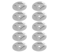Yardwe 10 Pièces Puce Sonore de Remplacement pour Théière Sifflante, Sifflet du Couvercle de Bouilloire, Acier Inoxydable Argenté, Compatible, Installation Facile, Accessoire