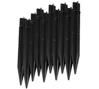 Yardwe 10 Piquets de Terrain en Plastique ABS pour Lampes Solaires de Jardin, Installation Simple pour Éclairage Extérieur et Pelouse