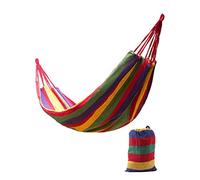 Yardwe 1pièce Hamac De Jardin Toile Épaisse Chaise Suspendue De Camping Avec Deux Sangles Et De Transport Pour Détente Plein Air Rouge