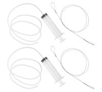 Yardwe 2 Ensembles Outil de Débouchage pour Réfrigérateur, Brosse | Ligne D’eau et Tuyaux de Vidange, Entretien du Frigo, Retire Glace et Débris Alimentaires