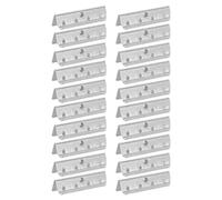 Yardwe 20 Pièces Clips de Fixation pour Sangles, Métalliques Argentées | Sangles en Caoutchouc, Compatibilité Large, Remplacement Facile, Soutien Renforcé des Coussins