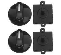 Yardwe 2set Sélecteur de Vitesse Rotatif Positions Vitesses pour Chauffage et Ventilateur Bouton de Commande Commutateur Robuste et Polyvalent pour Soufflant et Radiateur