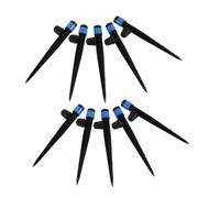 Yardwe 40 Pièces Buse D’arrosage Circulaire 360° à Piquet Réglable | Bleu, Plastique 13, 50x3, 00x1, 70cm, Débit Ajustable et Couverture Large pour Irrigation Goutte-à-goutte