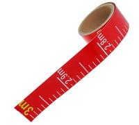 Yardwe Autocollant de Jauge à Eau en Pvc Rouge Mesure Précise et Marquages Clairs pour Piscine et Rénovation en Génie Électrique