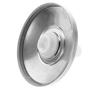 Yardwe Base de Rechange INOX pour Balai Rotatif Rond Blanc, Plaque Compatible pour Tête de Serpillière, Accessoire de Nettoyage Solide pour Sols Domestiques et Bureaux, Rotation Fluide