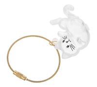 Yardwe Boîte à Cheveux Transparente en Abs pour Poils d'animaux, Porte-clés Capsule Portable Design Mignon et Application Polyvalente, pour Collection la Maison