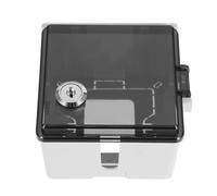 Yardwe Boîtier de Protection Étanche pour Prise Murale Extérieure en Pvc Noir avec Verrouillage Anti-vol pour Installation en Milieu Humide