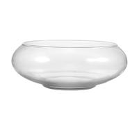 Yardwe Bol de poisson transparent Pot de fleurs rond Pot de plantes succulentes Bol Mini récipient hydroponique pour bonsaï plantes succulentes Cactus