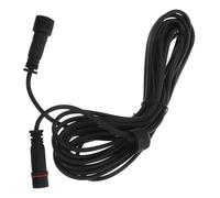 Yardwe Câble de Connexion 5m pour Lampe Solaire et Projecteur, Double Cœur en Cuivre et PVC, Étanche, Noir, pour Usage Extérieur