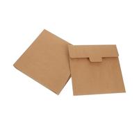 Yardwe Carrées Faciles à Transporter et Polyvalentes Lot de 20 en Papier Kraft 20x20 Cm Rangement Quotidien Cartes D'invitation