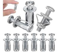 Yardwe Chevilles à Expansion M4 10pcs - Écrous à Expansion 20 mm en Acier Inoxydable avec vis pour ancrage de Porte en Bois Creux et Fixation de Pendants en conteneurs