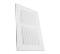 Yardwe Couvercle de conduit d'aération Grille de reprise d'air Métallique Blanche 30x20 CM Filtre à poussière Entretien facile pour bureaux et maisons