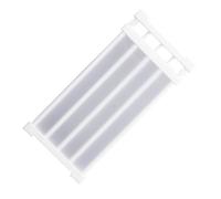 Yardwe Étagère Rétractable de Rangement pour Armoire, 50 à 80cm, Blanc | PP et Acier Inoxydable, sans Percer, Lourde Charge, Facile à Fixer et Retirer, pour Placard