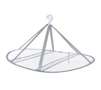 Yardwe Filet à Vêtements Respirant Pliable 1 Pièce, Séchage Plat | Maille en Tissu, Structure Simple Couche, Sangles de Maintien, pour Chaussettes et Pulls en Laine