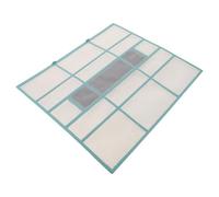 Yardwe Filtre de Remplacement pour Climatisation Maison 1, 5hp, Maille | Couvercle Vert en Plastique, Installation sans Outil, Entretien Simple, pour Unité Intérieure Salon et Chambre