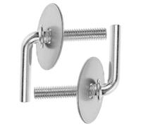 Yardwe Kit de Vis 2 Pièces en Fer Argenté pour Socle de Ventilateur Fixation Sécurisée Fête Estivale pour Ventilateur Sol