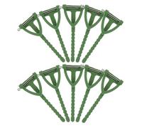 Yardwe Lot de 100 Épingles à Boutonnière en Plastique Vertes Forme Triangle T, Broches DIY pour Corsages de Mariage, Matériel D’accessoires pour Vêtements Marié et Travaux Manuels