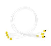 Yardwe Lot de 4 Tuyaux de Rechange en Pp Filetés 18x1,5 pour Pulvérisateur, Tubes Souples Résistants Gel, pour Jardinage et Arrosage