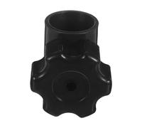 Yardwe Noir Connecteur de Mât de Parasol 32/28 MM en Plastique Fileté | Pièce de Rechange pour Mât Inférieur 32mm et 28mm, Liaison Fiable pour Réparation Rapide