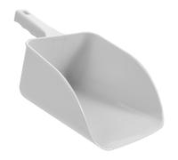 Yardwe Pelle à glace en plastique ABS blanche de qualité alimentaire pour magasin de thé, riz et farine, conception ergonomique, sans bavures Réutilisable