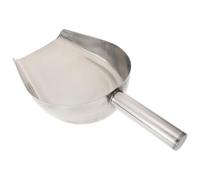 Yardwe Pelle à Glace Plate en Acier Inoxydable Multifonctionnelle | Glace et Farine, Légère et Facile à Nettoyer, Usage en Boutique de Thé et Rayon Alimentaire