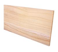 Yardwe Planche Rectangulaire en Bois Massif Épais 50x30cm Finition Polie Lisse Double Face, Surface Sécurisée et Polyvalente pour Bureaux et Cuisines