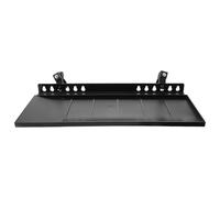 Yardwe Plateau de Rangement Noir Plateau de Remplacement Pratique pour Chevalet en Plastique Léger et Résistant à L'usure pour Pinceaux de Peinture et Accessoires Peinture