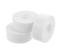 Yardwe Protecteur des Cols Blancs 2,5 Cm X 800 Cm, Bande Auto-adhésive en Tissu Non-tissé, 3 Rouleaux, Protège Col Contre Transpiration et Salissures pour
