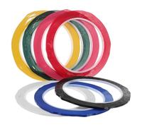 Yardwe Ruban Adhésif Résistant la Chaleur Lot de 7 Rouleaux Pet 3mm X 66m Gestion des Câbles pour Étiquetage Industriel pour Marquage en Classe
