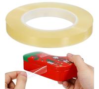 Yardwe Ruban Adhésif Transparent en Pvc pour Scellage Fiable, Bande Adhésive sans Résidu, Rouleau pour Boîte Alimentaire et Emballage Sécurisé