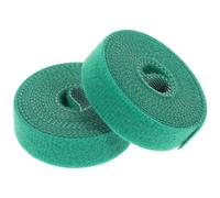 Yardwe Ruban de Jardin en Nylon Vert 2pcs pour Support Plantes Grimpantes, Facile à Transporter et Stocker, Lien Réutilisable pour Fixation et Croissance des Plantes