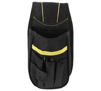 Yardwe Sacoche Outils en Noir Oxford à Tissu Ceinture pour Travaux de Pose | Polyvalente, Transport Pratique, Finition Soignée, pour Bricoleurs et Électriciens